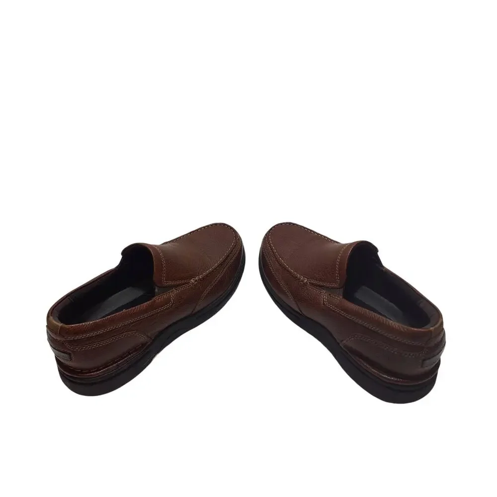 mens rockport metro path on java leather shoes size 8